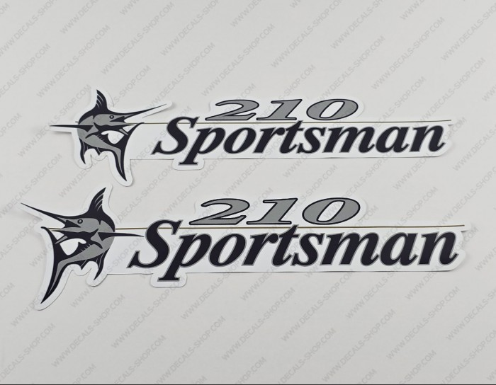 Wellcraft 210 Sportsman Boat Decal Set of 2 x 14" Wellcraft 210 Sportsman Boat Decal Set of 2 x 14"